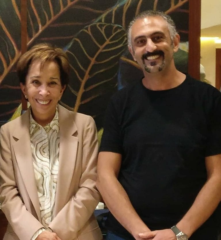 My Photo with HRH Princess Basma Bint Talal