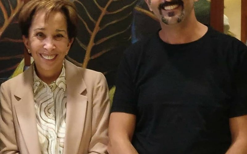 My Photo with HRH Princess Basma Bint Talal